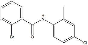 2-bromo-N-(4-chloro-2-methylphenyl)benzamide Structure