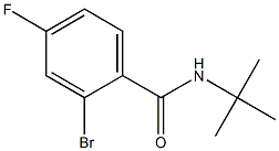 2-bromo-N-(tert-butyl)-4-fluorobenzamide Structure