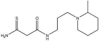 2-carbamothioyl-N-[3-(2-methylpiperidin-1-yl)propyl]acetamide
