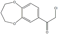 2-chloro-1-(3,4-dihydro-2H-1,5-benzodioxepin-7-yl)ethan-1-one Structure