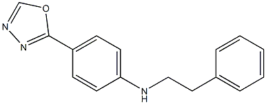 4-(1,3,4-oxadiazol-2-yl)-N-(2-phenylethyl)aniline