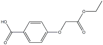 4-(2-ethoxy-2-oxoethoxy)benzoic acid Structure