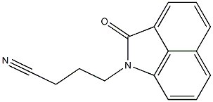 4-(2-oxobenzo[cd]indol-1(2H)-yl)butanenitrile 化学構造式