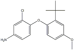 4-(2-tert-butyl-4-methoxyphenoxy)-3-chloroaniline