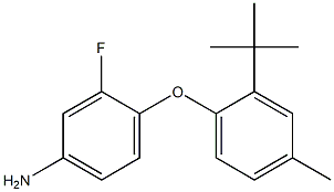 4-(2-tert-butyl-4-methylphenoxy)-3-fluoroaniline