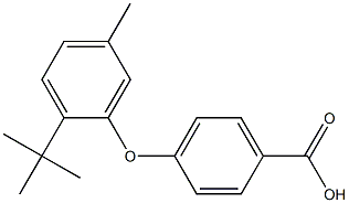 4-(2-tert-butyl-5-methylphenoxy)benzoic acid