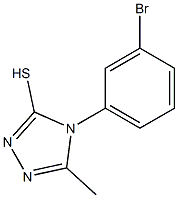  4-(3-bromophenyl)-5-methyl-4H-1,2,4-triazole-3-thiol