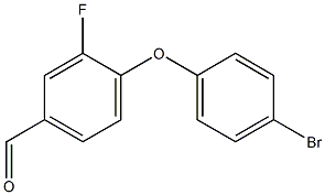 4-(4-bromophenoxy)-3-fluorobenzaldehyde Structure