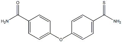 4-(4-carbamothioylphenoxy)benzamide Struktur