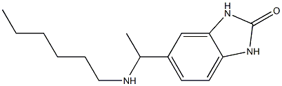 5-[1-(hexylamino)ethyl]-2,3-dihydro-1H-1,3-benzodiazol-2-one|