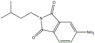 5-amino-2-(3-methylbutyl)-2,3-dihydro-1H-isoindole-1,3-dione Struktur