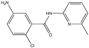 5-amino-2-chloro-N-(6-methylpyridin-2-yl)benzamide Structure