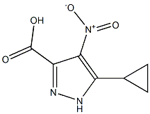 5-cyclopropyl-4-nitro-1H-pyrazole-3-carboxylic acid Structure