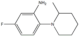 5-fluoro-2-(2-methylpiperidin-1-yl)aniline Structure