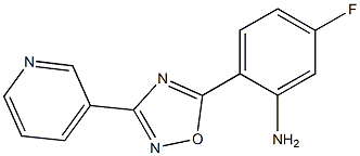 5-fluoro-2-[3-(pyridin-3-yl)-1,2,4-oxadiazol-5-yl]aniline