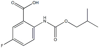 5-fluoro-2-{[(2-methylpropoxy)carbonyl]amino}benzoic acid
