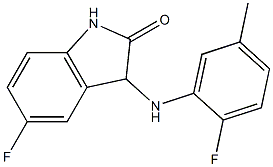 5-fluoro-3-[(2-fluoro-5-methylphenyl)amino]-2,3-dihydro-1H-indol-2-one