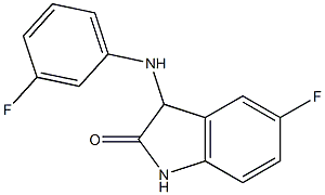 5-fluoro-3-[(3-fluorophenyl)amino]-2,3-dihydro-1H-indol-2-one