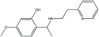  5-methoxy-2-(1-{[2-(pyridin-2-yl)ethyl]amino}ethyl)phenol