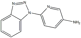6-(1H-1,2,3-benzotriazol-1-yl)pyridin-3-amine,,结构式