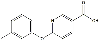 6-(3-methylphenoxy)nicotinic acid Structure