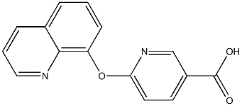 6-(quinolin-8-yloxy)pyridine-3-carboxylic acid Structure
