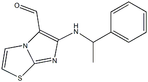 6-[(1-phenylethyl)amino]imidazo[2,1-b][1,3]thiazole-5-carbaldehyde