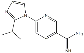 6-[2-(propan-2-yl)-1H-imidazol-1-yl]pyridine-3-carboximidamide