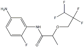 N-(5-amino-2-fluorophenyl)-2-(2,2,3,3-tetrafluoropropoxy)propanamide