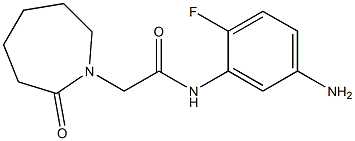 N-(5-amino-2-fluorophenyl)-2-(2-oxoazepan-1-yl)acetamide Structure