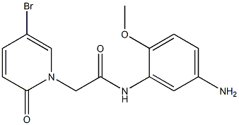 N-(5-amino-2-methoxyphenyl)-2-(5-bromo-2-oxo-1,2-dihydropyridin-1-yl)acetamide