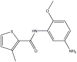 N-(5-amino-2-methoxyphenyl)-3-methylthiophene-2-carboxamide Struktur