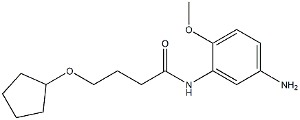 N-(5-amino-2-methoxyphenyl)-4-(cyclopentyloxy)butanamide