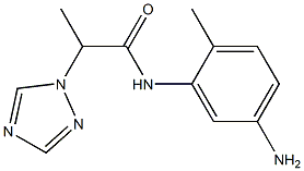 N-(5-amino-2-methylphenyl)-2-(1H-1,2,4-triazol-1-yl)propanamide