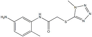 N-(5-amino-2-methylphenyl)-2-[(1-methyl-1H-1,2,3,4-tetrazol-5-yl)sulfanyl]acetamide