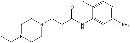 N-(5-amino-2-methylphenyl)-3-(4-ethylpiperazin-1-yl)propanamide