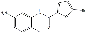 N-(5-amino-2-methylphenyl)-5-bromo-2-furamide Structure