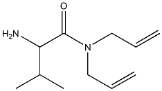 N,N-diallyl-2-amino-3-methylbutanamide Structure