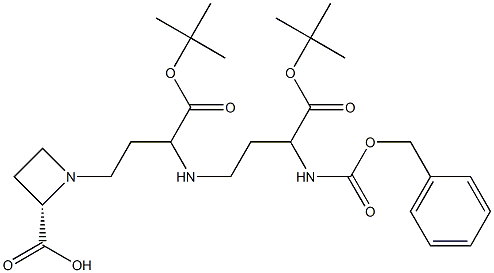  (2S,3’S,3”S)-N-[3-(3-t-Butoxycarbonyl-3-benzyloxycarbonylamino-propylamino)-3-t-butoxycarbonylpropyl]azetidine-2-carboxylic Acid