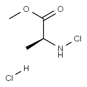 L--Chloroalanine, Methyl Ester, Hydrochloride Struktur