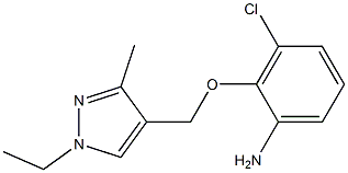 Benzenamine,  3-chloro-2-[(1-ethyl-3-methyl-1H-pyrazol-4-yl)methoxy]-