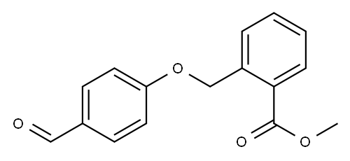 methyl 2-((4-formylphenoxy)methyl)benzoate Structure