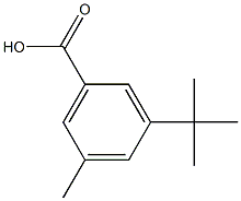 3-tert-butyl-5-methylbenzoic acid Struktur
