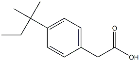 (4-tert-pentylphenyl)acetic acid 结构式