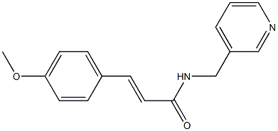 3-(4-methoxyphenyl)-N-(3-pyridinylmethyl)acrylamide Struktur