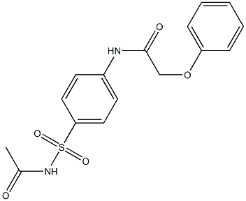 N-{4-[(acetylamino)sulfonyl]phenyl}-2-phenoxyacetamide