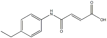 (E)-4-(4-ethylanilino)-4-oxo-2-butenoic acid Structure