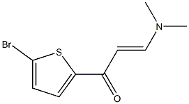 (E)-1-(5-bromo-2-thienyl)-3-(dimethylamino)-2-propen-1-one Struktur