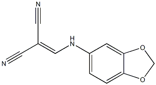 2-[(1,3-benzodioxol-5-ylamino)methylene]malononitrile