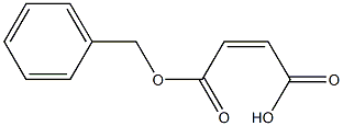 Maleic acid hydrogen 1-benzyl ester Structure